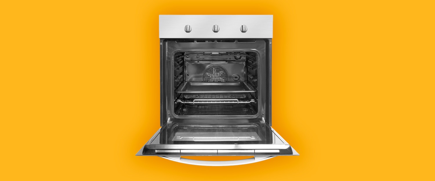Wie reinigt man einen eingebrannten Ofen?