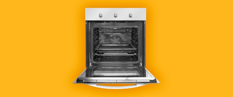 How to clean a burnt oven?