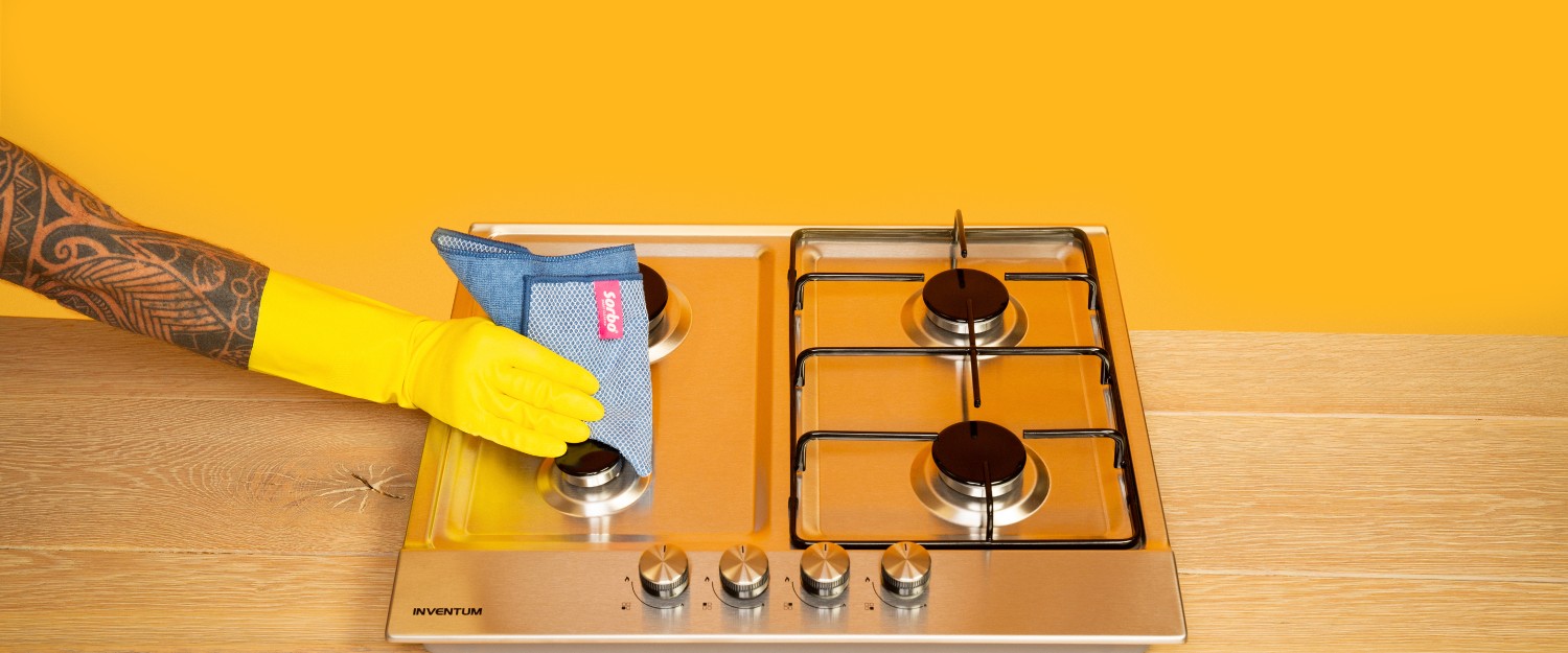 How to clean gas stove?