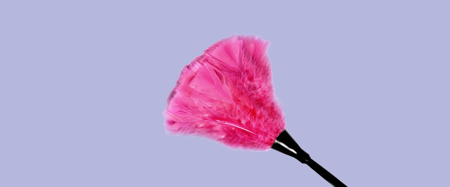 How do you use a feather duster?