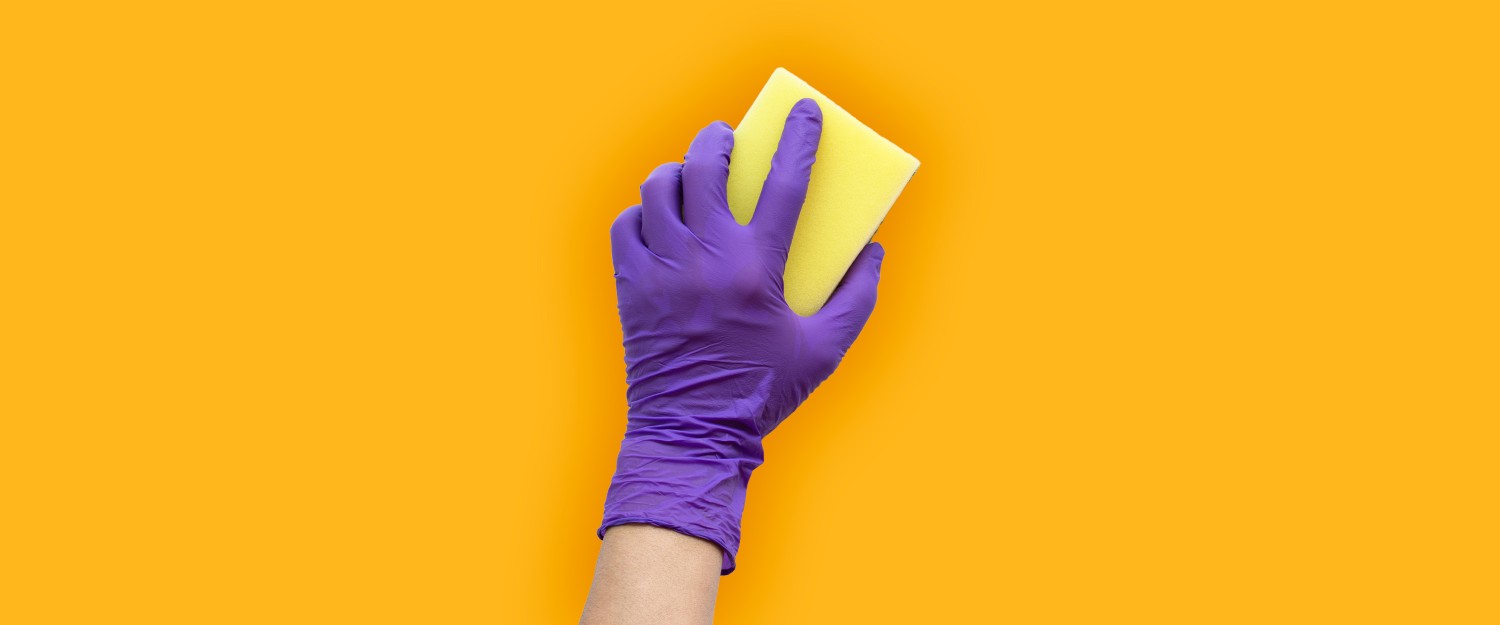 When do you use a scouring pad?